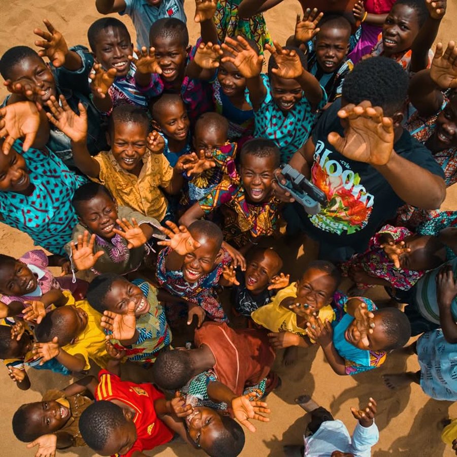 Children from communities supported by JOF